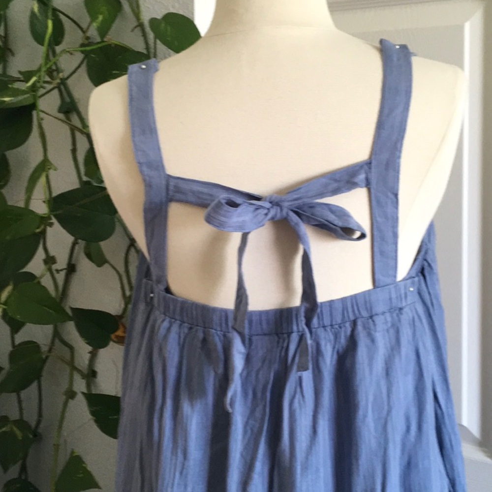 Old Navy Lavender Blue Maxi Sundress - Picture 4 of 5